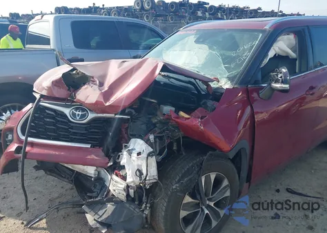 2020 Toyota Highlander Xle из США, поврежденный, VIN 5TDGZRAH5LS004656